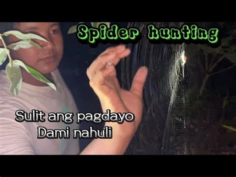 Sulit Ang Byahe Dumayo Pa Sa Ibang Brgy Spider Hunting YouTube