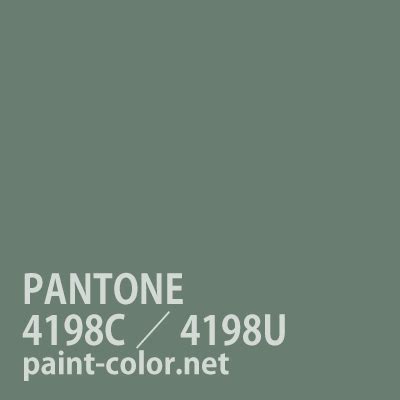 PANTONE FORMURAGUIDE PANTONE4198C4198Uメラミン アクリル ラッカー 塗料調色のペイントカラー