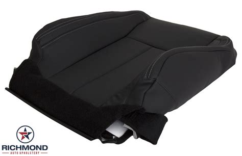 2020 2022 Ford F 550 Lariat Replacement Leather Seat Covers Driver Side Complete Black