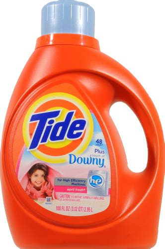 Tide Plus Downy April Fresh Liquid Laundry Detergent Fl Oz Kroger