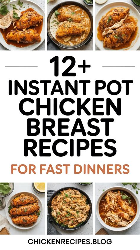 instant pot chicken breast recipes  fast dinners
