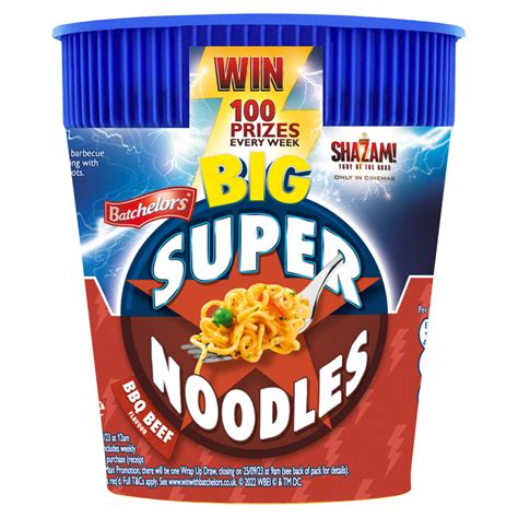 Batchelors Big Super Noodles Bbq Beef Flavour G