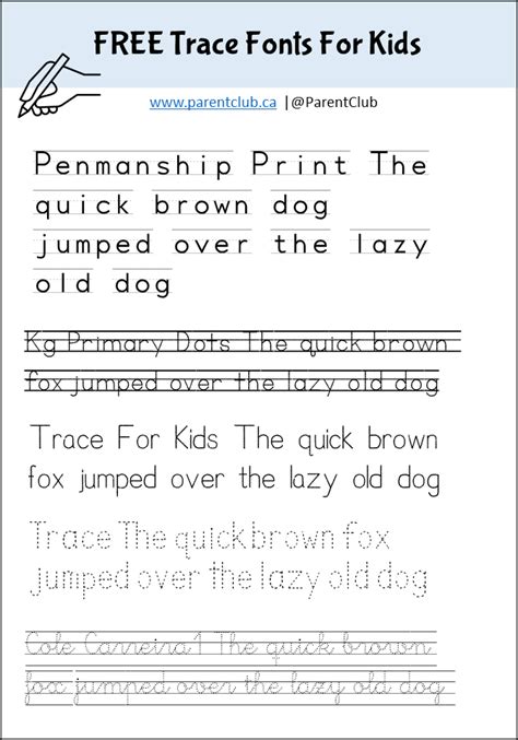 FREE-Trace-Fonts-For-Kids-via-www.parentclub.ca-handwriting-school ...