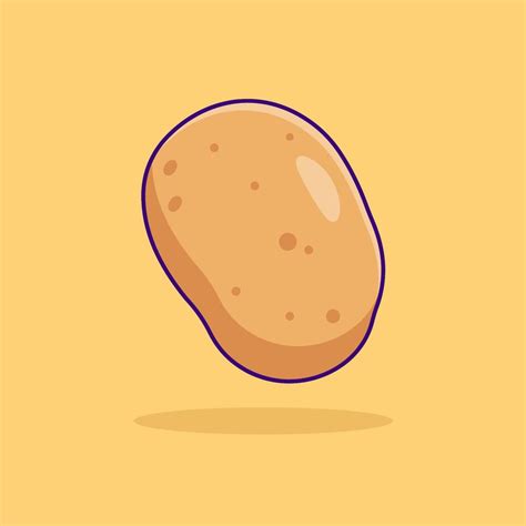 Free Vector Potato Vegetable Cartoon Vector Icon Illustration Vegetable