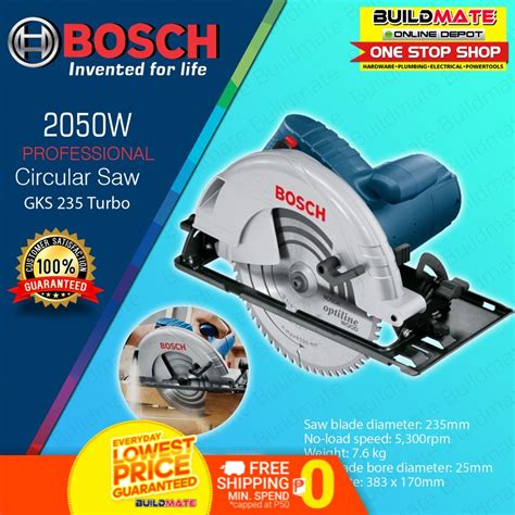 BOSCH Professional Circular Saw 2050W Wood Cutting Power Saw Cutting