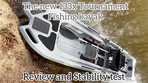 Ascend 133x Tournament Fishing Kayak Review And Stability Test YouTube