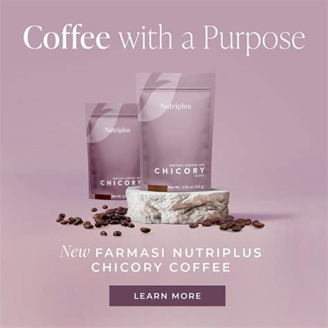 New Farmasi Nutriplus Chicory Coffee Chicory Coffee Instant Coffee