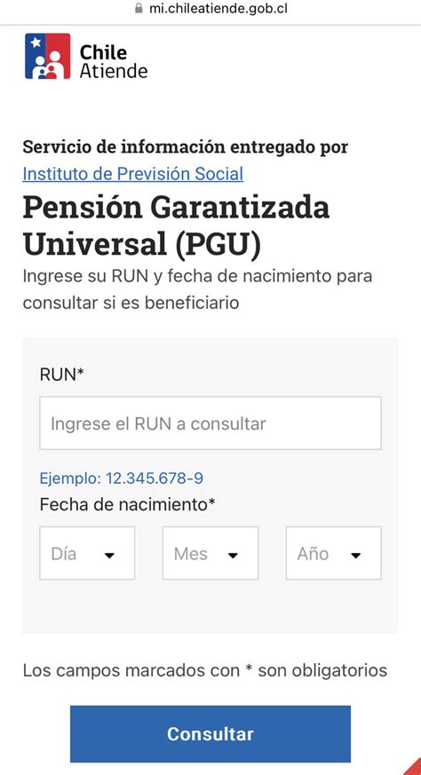 206 173 monto aporte mensual a Pensión Garantizada Universal