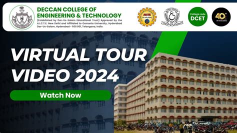 Deccan College Of Engineering And Technology Virtual Tour Video Youtube