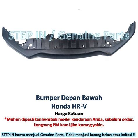 Jual Spoiler Bumper Depan Bawah Honda Hrv Hr V Tipe