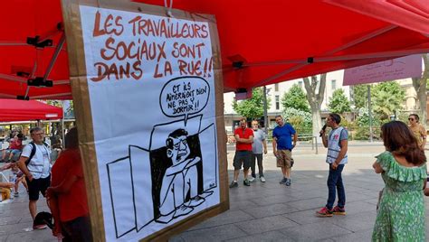 Les travailleurs du social manifestent à Perpignan pour étendre la