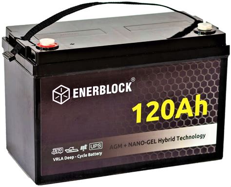 Akumulator żelowy AGM ENERBLOCK 12V 120 Ah 11955389401 oficjalne