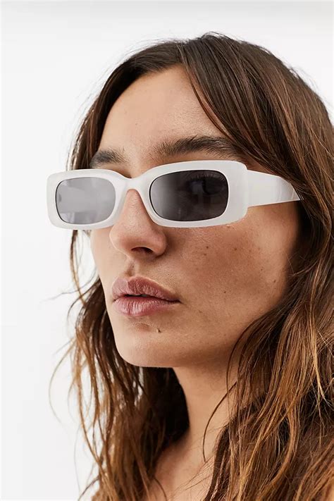 Uo Squared Oval Sunglasses Urban Outfitters Uk