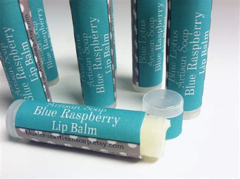 Blue Raspberry Lip Balm Moisturizing Handmade All Etsy Hong Kong