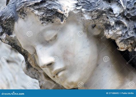 Angel Head Close Up Stock Image Image Of Peace Garden 27188605