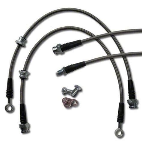 Silverado 1500 Braided Stainless Steel Brake Line Kit Front And Rear