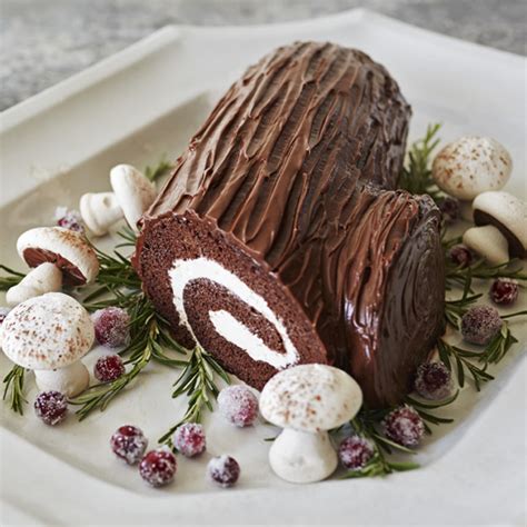 Buche De Noel Recipe Yule Log Cake Traditional Christmas Desserts Yule Log Cake Recipe