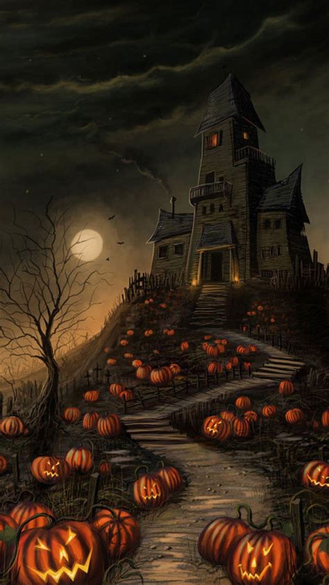 Haunted House Halloween Wallpapers - Top Free Haunted House Halloween ...