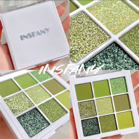 Green eyeshadow palette, Beauty & Personal Care, Face, Makeup on Carousell