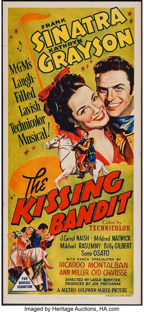The Kissing Bandit (MGM, 1948). Australian Daybill (13.5" X 30.5