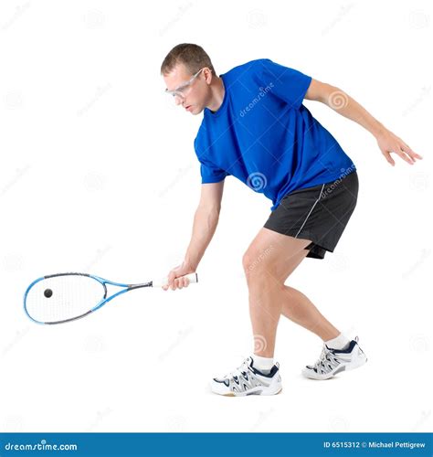 сквош игрока стоковое фото. изображение насчитывающей ракетка - 6515312