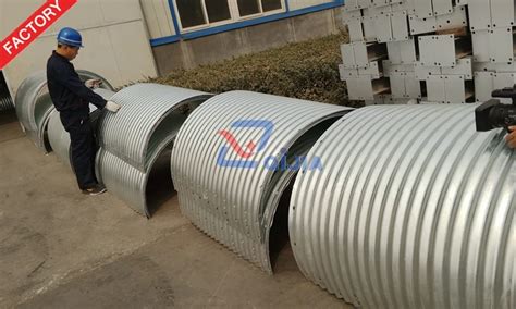 Half Round Culvert Pipeassembly Half Circle Galvanized Corrugated