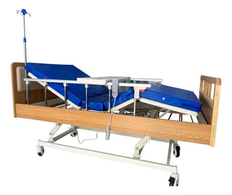 Cama Hospitalaria Electrica De Madera Premium Posiciones