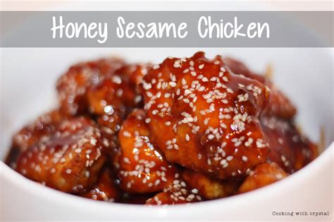 Cooking With Crystal Honey Sesame Chicken