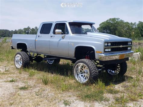 1990 Chevrolet K3500 With 24x14 73 American Force Fallout Fp And 35 13 5r24 Amp Mud Terrain