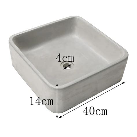 Square sink mold bathroom pot molds concrete sink craft moulds Wash ...