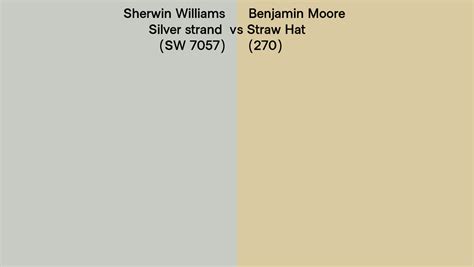 Sherwin Williams Silver Strand Sw 7057 Vs Benjamin Moore Straw Hat