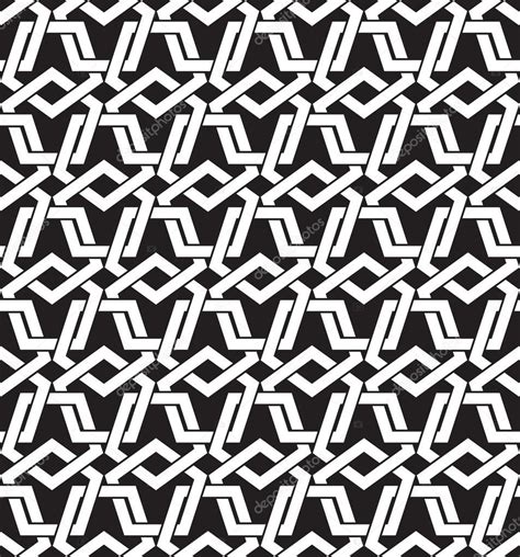 Seamless Pattern Of Intersecting Pentagons Stock Vector Image By