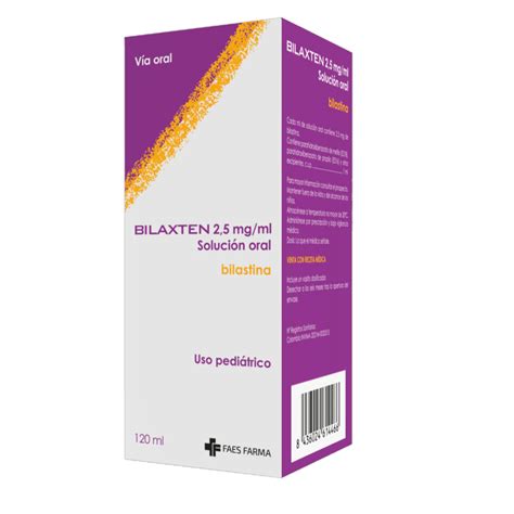 Bilaxten 25 Mgml Solucion Oral 120 Ml Farmaprime