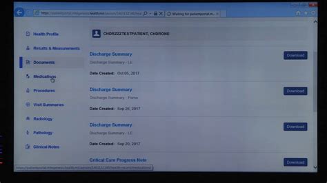 mhs genesis tutorial accessing  health record youtube