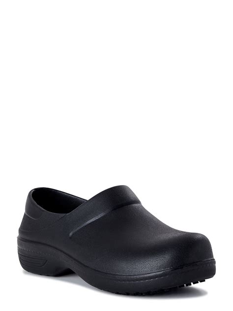 Shoes For Crews Radium Unisex Black Eva Rubber Clogs Slip Resistant