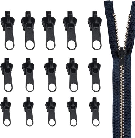 Fix Zip Puller Replacement Pcs Black Zip Repair Kit Zipper Pulls