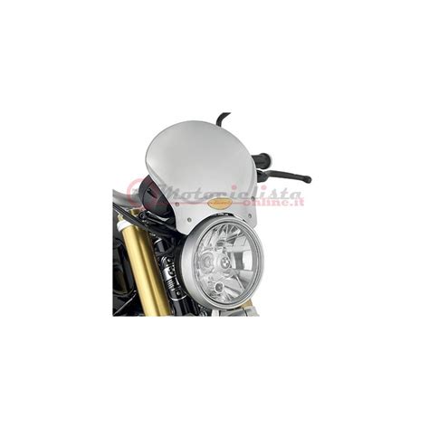 Cupolino Universale GIVI ALper Moto Naked In Alluminio Grigio