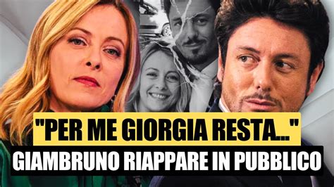 ANDREA GIAMBRUNO RIAPPARE IN PUBBLICO DOPO LO SCANDALO Giorgia