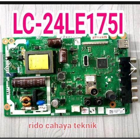 Jual MAINBOARD MESIN TV LED SHARP LC24LE175I ORIGINAL Shopee Indonesia