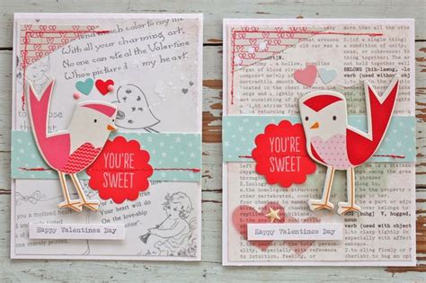 Mish Mash Valentine Cards Using Gossamer Blue February Kits