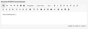 Bootstrap Wysiwyg A Quick Glance Of Bootstrap Wysiswyg