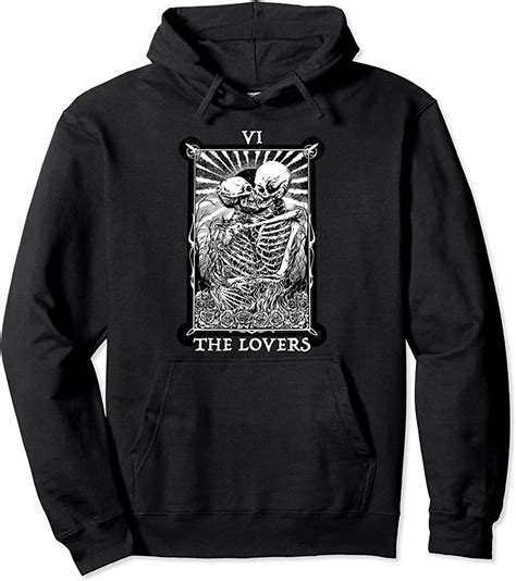 The Lovers Vintage Tarot Card Occult Skeletons Supernatural T Shirt In