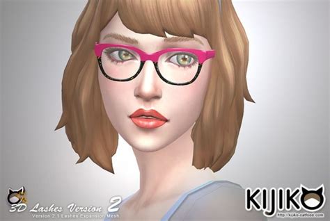 Kijiko: 3D Lashes Version2 for Skin Detail • Sims 4 Downloads