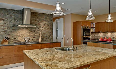 Granite Counter Samples Light Maple Kitchen Cabinets Maple