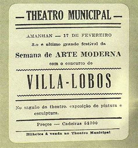 Theatro Municipal De Sp Celebra Semana Da Arte Moderna