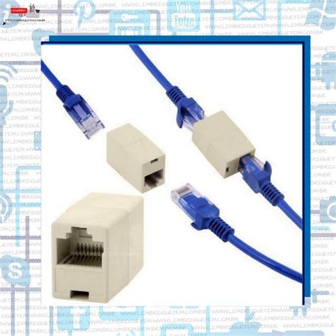 Emenda Rj45 Femea X Femea P Cabo De Rede Emenda Para Internet