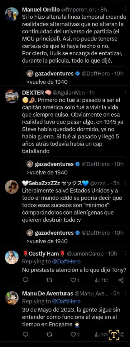 gazadventures on Twitter pongo un tuit sobre como el capitán américa