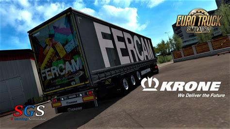 ETS2 1 37 Reworked Krone ProfiLiner By Sogard3 V1 3 Mod YouTube