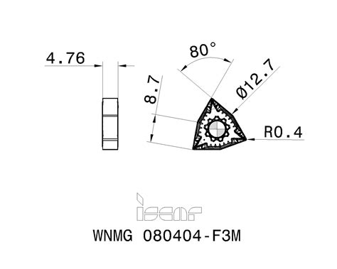 ISCAR Cutting Tools Metal Working Tools WNMG F3M 3328817 WNMG