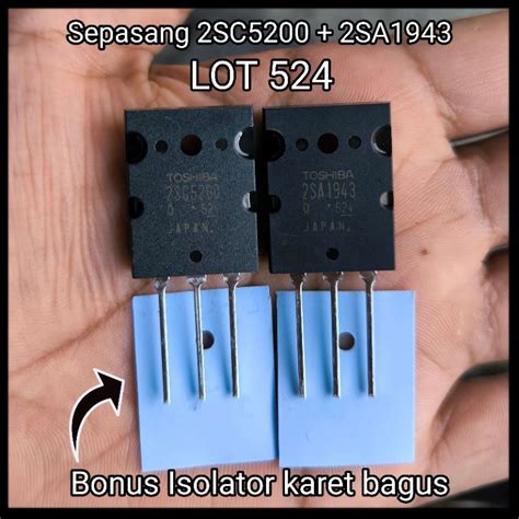 Jual Transistor Toshiba 2SC5200 2SA1943 Original Japan LOT 524